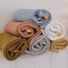 Load image into Gallery viewer, Textured Ribbed Pillow Cover