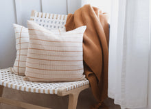 Load image into Gallery viewer, Modern Grid Pillow Cover (Burnt Orange)