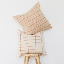 Load image into Gallery viewer, Modern Grid Pillow Cover (Burnt Orange)