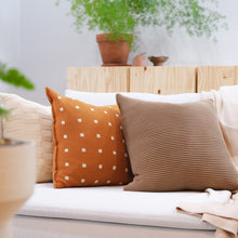 Load image into Gallery viewer, Textured Ribbed Pillow Cover