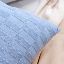 Load image into Gallery viewer, Textured Check Pillow Cover