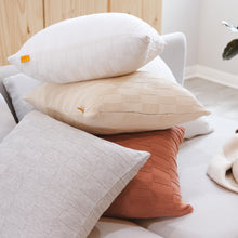 Load image into Gallery viewer, Textured Check Pillow Cover