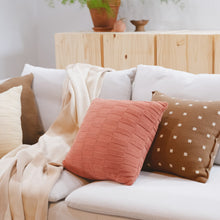 Load image into Gallery viewer, Textured Check Pillow Cover