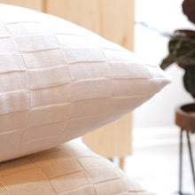 Load image into Gallery viewer, Textured Check Pillow Cover