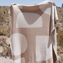 Load image into Gallery viewer, Abstract Shapes Cotton Throw Blanket
