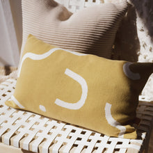 Load image into Gallery viewer, Abstract Squiggle Lumbar Pillow Cover