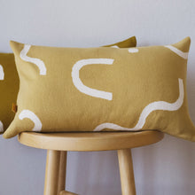 Load image into Gallery viewer, Abstract Squiggle Lumbar Pillow Cover