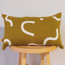 Load image into Gallery viewer, Abstract Squiggle Lumbar Pillow Cover