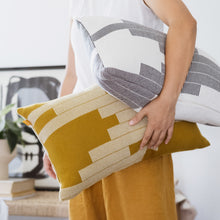 Load image into Gallery viewer, Modern Geometric Lumbar Pillow Cover