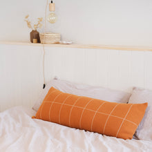 Load image into Gallery viewer, Modern Grid Lumbar Pillow
