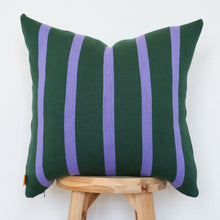 Load image into Gallery viewer, Bold Vertical Stripe Cotton Knit Pillow Cover
