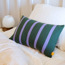 Load image into Gallery viewer, Bold Vertical Stripe Cotton Knit Pillow Cover
