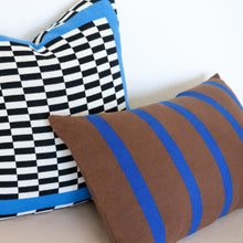 Load image into Gallery viewer, Bold Vertical Stripe Cotton Knit Pillow Cover
