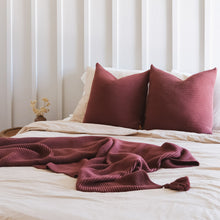Load image into Gallery viewer, Textured Ribbed Pillow Cover
