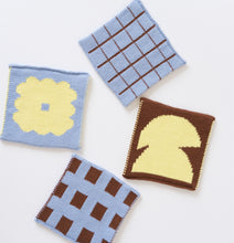 Load image into Gallery viewer, Cotton Knit Coasters Set of 4 | Geometric &amp; Patterned
