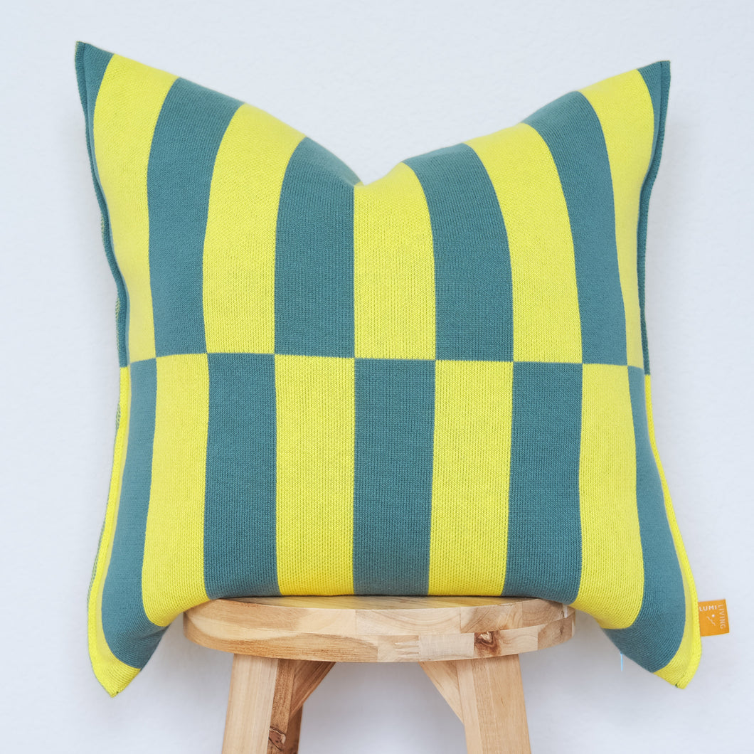 Bold Striped Pillow Cover – Modern Color Block Design (NEW Summer Colors)