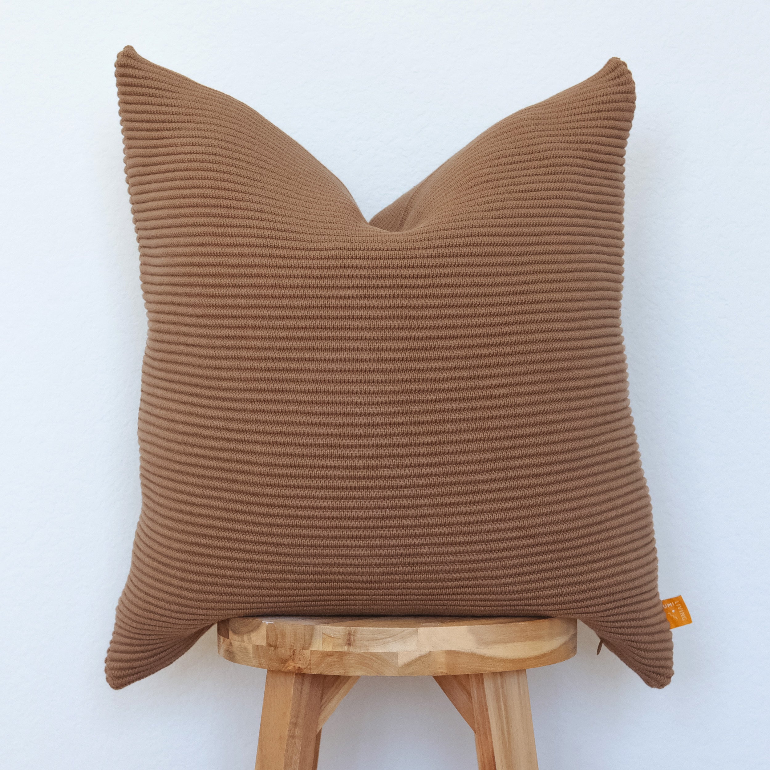 Textured Ribbed Pillow Cover