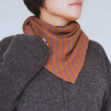 Load image into Gallery viewer, Striped Triangle Scarf
