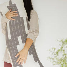 Load image into Gallery viewer, Modern Geometric Lumbar Pillow Cover
